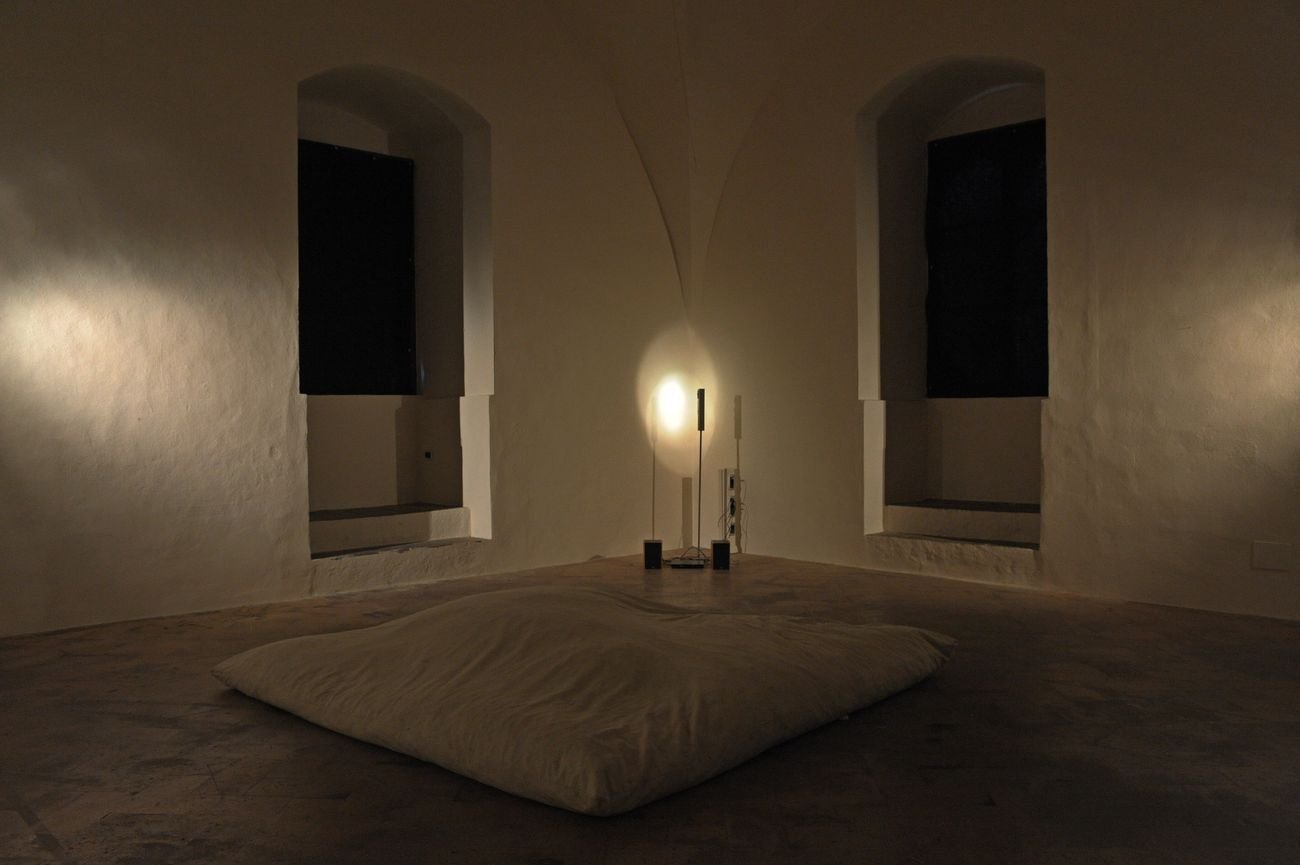 Laura Cionci. Il Giardino segreto. Exhibition view at Palazzo dei Priori, Volterra 2018. Photo Stefano Cari