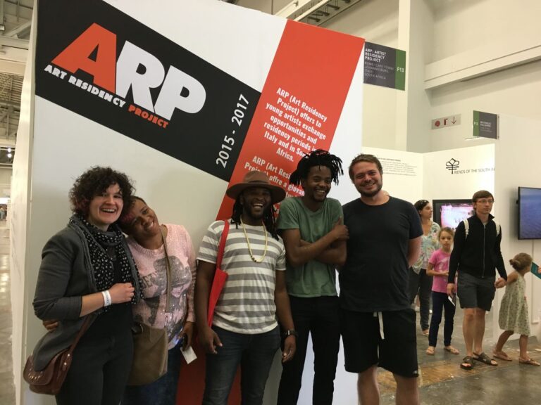 Lo stand di ARP-Art Residency Project alla ICT Art Fair 2017