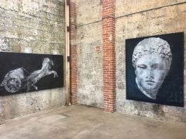 Luca Pignatelli, Musa. Installation view at Galleria Poggiali, Pietrasanta 2018. Courtesy Galleria Poggiali