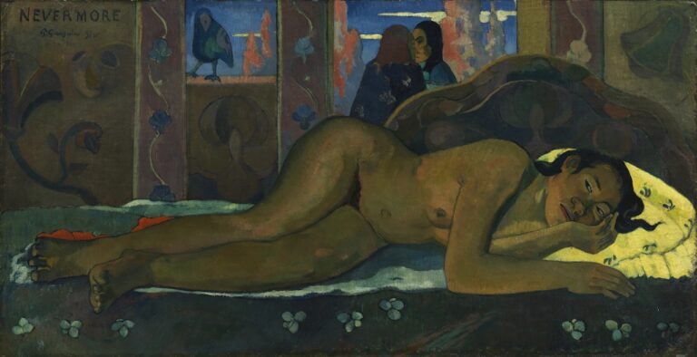 Paul Gauguin Nevermore 1897 © The Samuel Courtauld Trust The Courtauld Gallery London 1200x616 Da Manet a Cézanne. A Londra i capolavori impressionisti della Collezione Courtauld