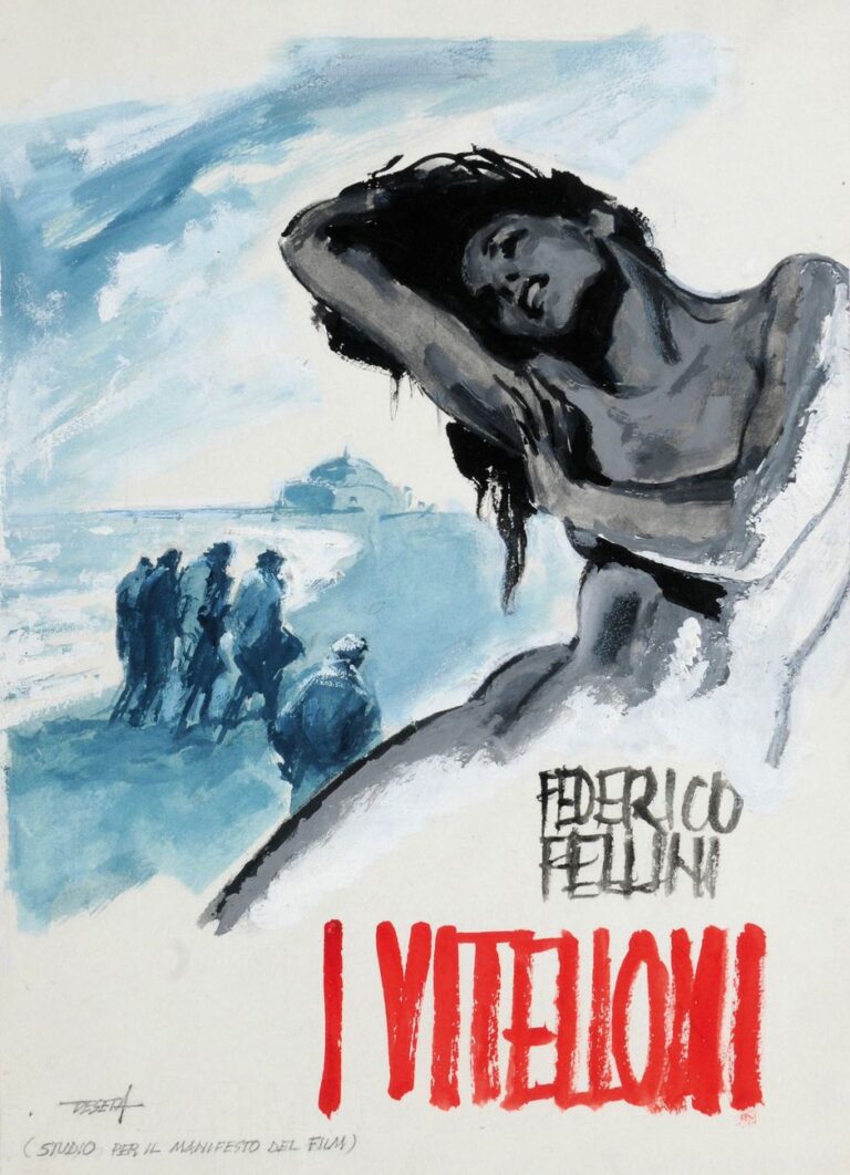 Pittori di Cinema - Enrico De Seta - I Vitelloni - Bozzetto
