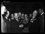 Publifoto, L’inaugurazione della Pinacoteca di Brera, 9 giugno 1950. Milano, Archivio Publifoto. Fernanda Wittgens con il ministro Guido Gonella
