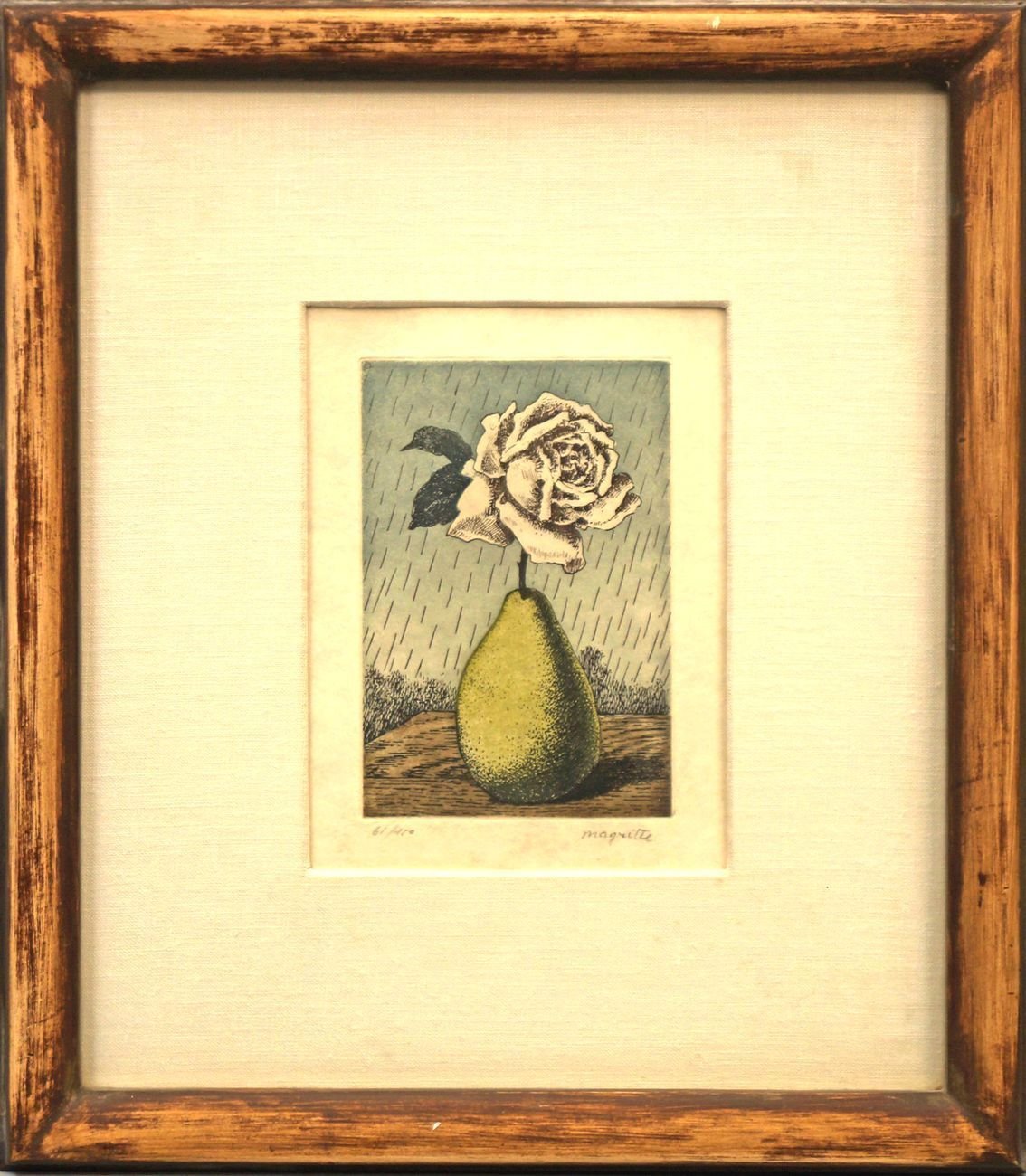 René Magritte, Poire et Rose, Le Lien de Paille, 1969