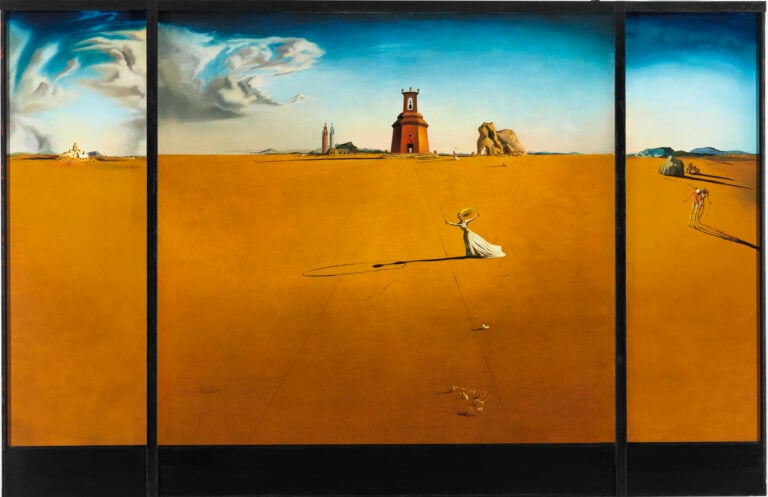 Salvador Dalí_ Landscape with a Girl Skipping Rope, 1936 Museum Boijmans Van Beuningen, Rotterdam, photo Studio Tromp © Salvador Dalí, Fundacio Gala Salvador Dalí, by SIAE 2018