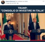 Video meme su Trump e il Premier Conte Perché il Ministro della Cultura Alberto Bonisoli usa la sua pagina Facebook per fare propaganda?