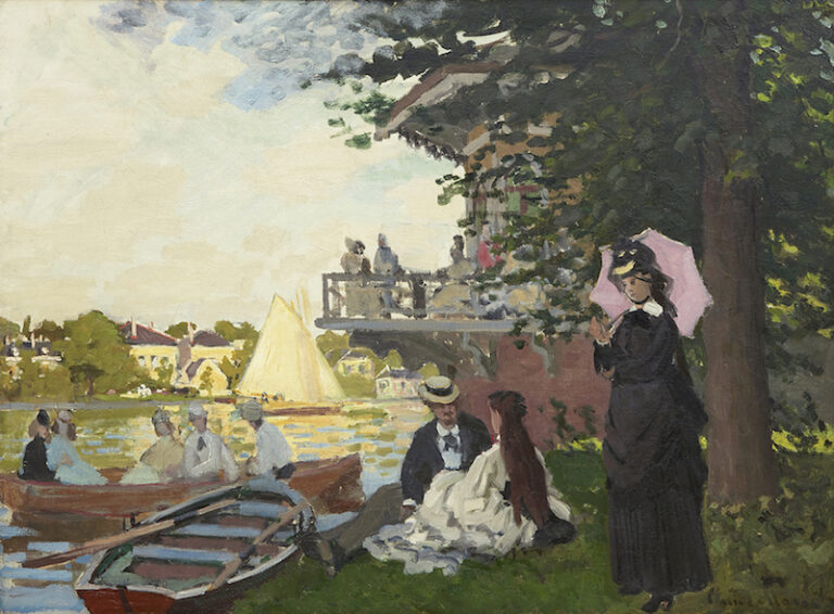 claude monet der landesteg 1871 acquavella galleries I capolavori di Claude Monet da settembre all’Albertina Museum di Vienna. Le immagini