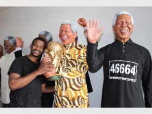 Un Madame Tussauds in Africa? Lo sta realizzando l’artista Lungelo Gumede. A partire da Mandela