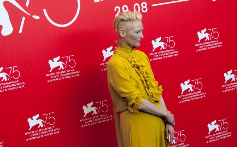 75. Mostra del Cinema di Venezia. Tilda Swinton. Photo Irene Fanizza