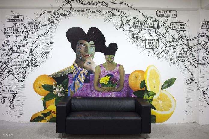 André Smits & Monika Dahlberg. Doodles e stream of images. Installation view at SAACI Gallery, Napoli 2018. Photo Giuseppe Natale André Smits & Monika Dahlberg. Doodles e stream of images. Installation view at SAACI Gallery, Napoli 2018. Photo Giuseppe Natale