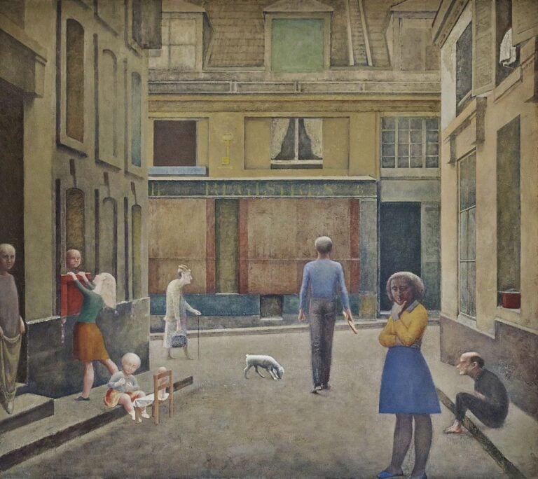 Balthus, Passage du Commerce Saint André, 1952 54. Collezione privata, Svizzera. Photo Mark Niedermann © Balthus