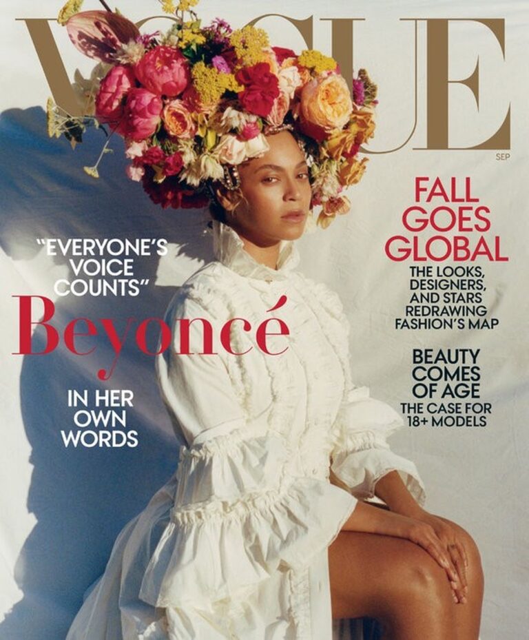 Beyoncé sulla copertina di Vogue