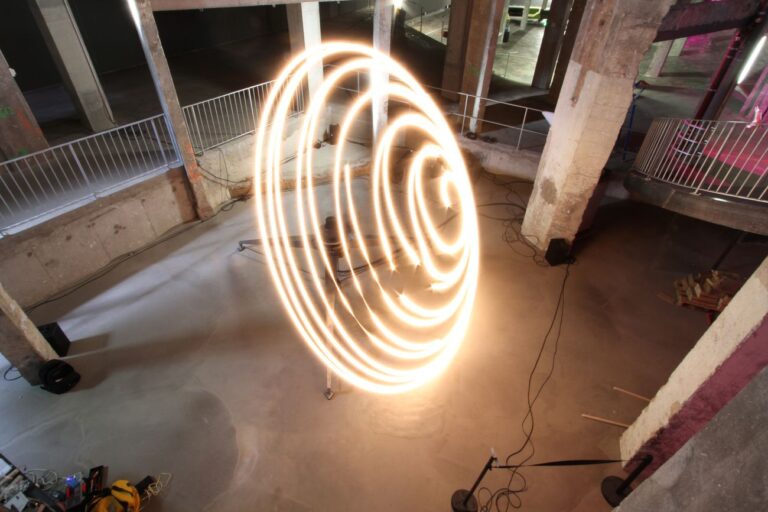 Conrad Shawcross, The ADA Project, 2013 in progress. Installation view at Palais de Tokyo, Paris. Courtesy of the artist and Victoria Miro, London Venice