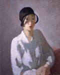 Gigi Chessa, Figura con cappello (Ragazza in bianco), 1930. Firenze, Galleria d’Arte Moderna di Palazzo Pitti