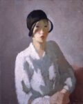 Gigi Chessa, Figura con cappello (Ragazza in bianco), 1930. Firenze, Galleria d’Arte Moderna di Palazzo Pitti