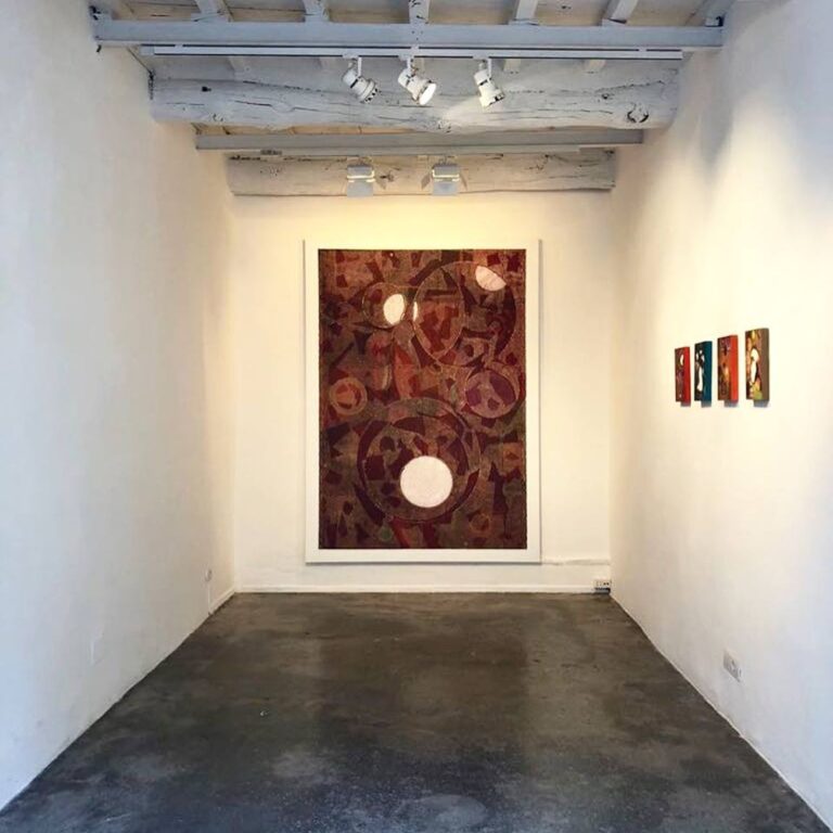 Luigi Carboni. Forme del reale e immagini perdute. Installation view at Galleria Poggiali, Pietrasanta 2018