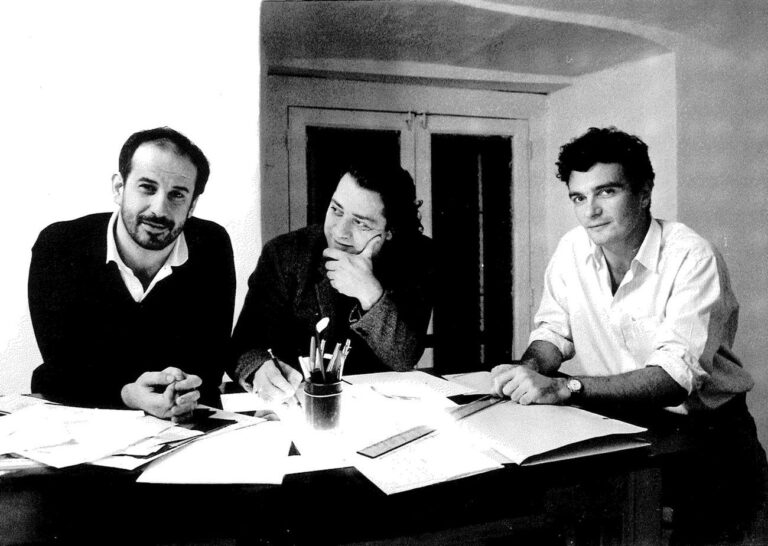 Mario Martone, Antonio Neiwiller e Toni Servillo nel 1987