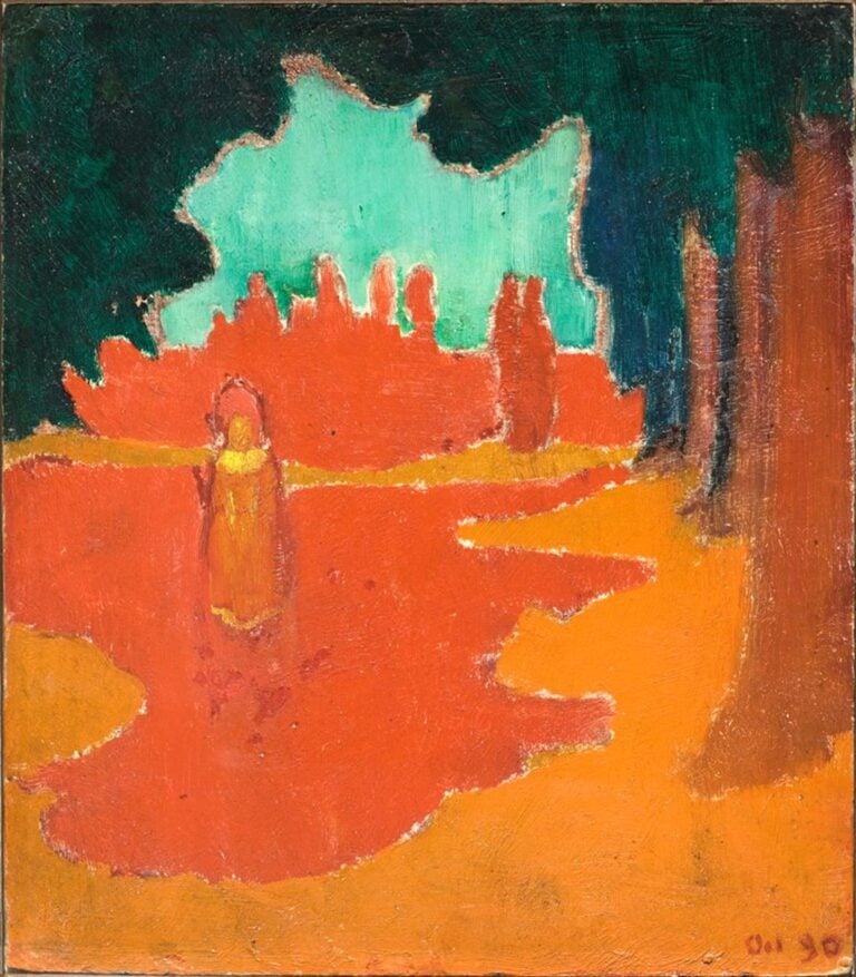 Maurice Denis, Macchie di sole sulla terrazza, 1890 ca.. Paris, Muséd d’Orsay