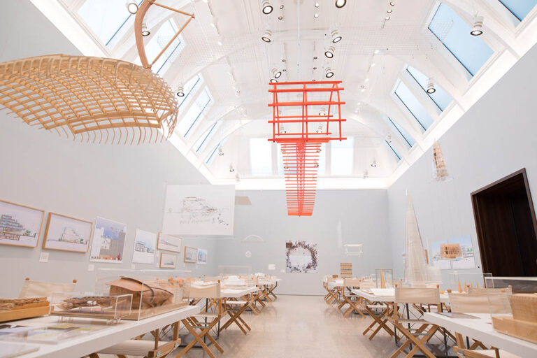 Renzo Piano. The Art of Making Buildings. Installation view at the Royal Academy of Arts, Londra 2018. Photo © David Parry ‒ Royal Academy of Arts