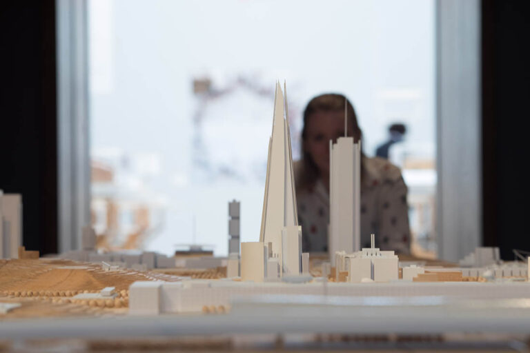 Renzo Piano. The Art of Making Buildings. Installation view at the Royal Academy of Arts, Londra 2018. Photo © David Parry ‒ Royal Academy of Arts