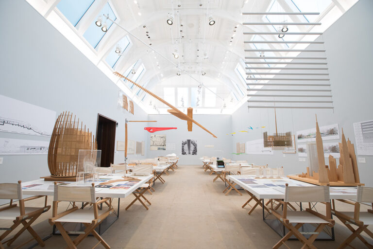 Renzo Piano. The Art of Making Buildings. Installation view at the Royal Academy of Arts, Londra 2018. Photo © David Parry ‒ Royal Academy of Arts