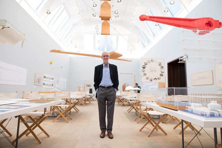 Renzo Piano. The Art of Making Buildings. Installation view at the Royal Academy of Arts, Londra 2018. Photo © David Parry ‒ Royal Academy of Arts