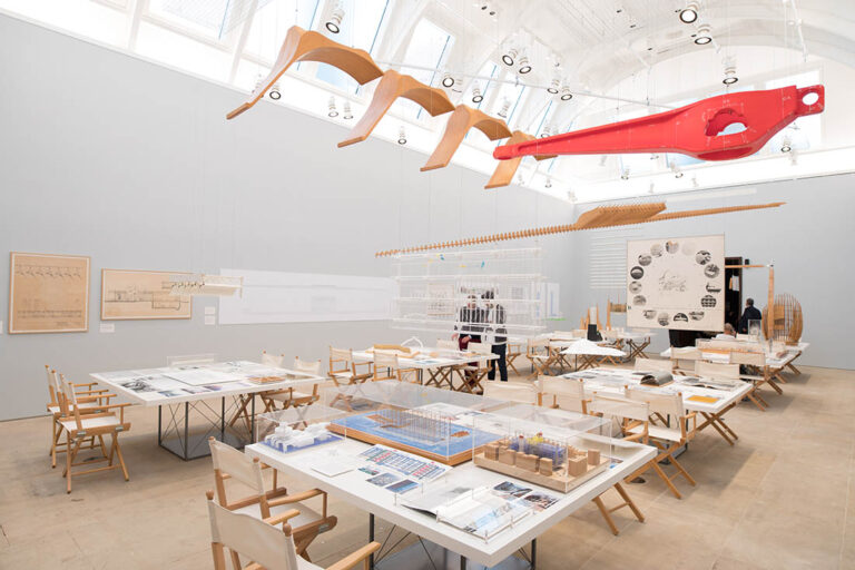 Renzo Piano. The Art of Making Buildings. Installation view at the Royal Academy of Arts, Londra 2018. Photo © David Parry ‒ Royal Academy of Arts