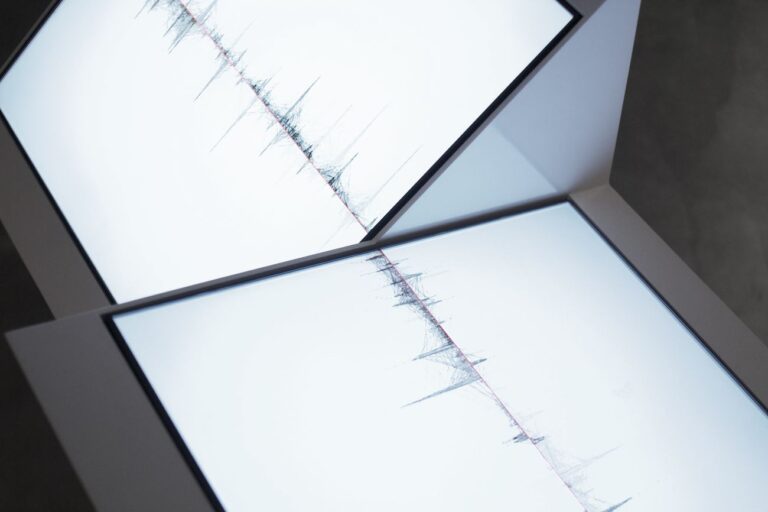 Ryoichi Kurokawa, oscillating continuum, 2013. © l’artista. Courtesy Fondation Boghossian