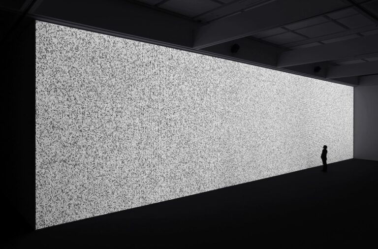 Ryoji Ikeda. Eye Filmmuseum, Amsterdam 2018. Photo Ryuichi Maruo