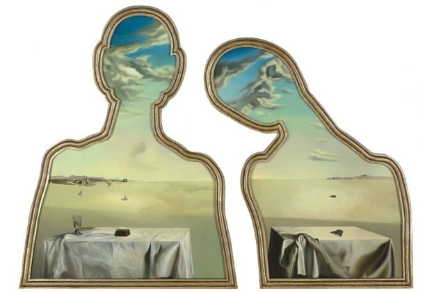 Salvador Dalí, Couple aux têtes pleines de nuages, 1936, Museum Boijmans Van Beuningen, Rotterdam, photo Studio Tromp, Rotterdam © Salvador Dalí, Fundación Gala-Salvador Dalí, c/o Pictoright Amsterdam 2017