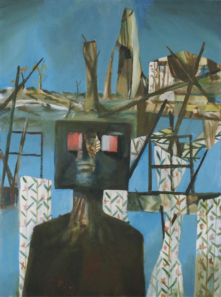 Sidney Nolan, After Glenrowan Siege (Second Ned Kelly Series), 1955. MoMA, New York