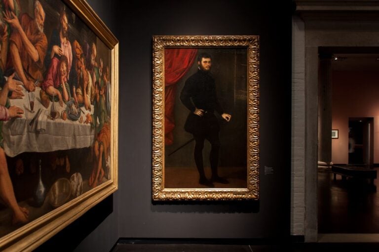 Tintoretto, Ritratto di Nicolò Doria, 1545, installation view at Gallerie dell'Accademia, Venezia 2018, photo Irene Fanizza