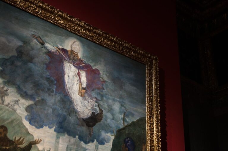 Tintoretto, Sant'Agostino risana gli sciancati (dettaglio), 1549-50, installation view at Palazzo Ducale, Venezia 2018, photo Irene Fanizza