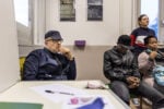 Flavio Favelli, Seminario di esercitazione artistica con migranti africani, Forlì. Foto di Gianluca Camporesi