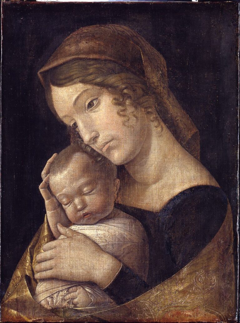 Andrea Mantegna, La Vergine e il Bambino, 1455-60 ca. Gemäldegalerie, Staatliche Museen zu Berlin © Staatliche Museen zu Berlin, Gemäldegalerie. Photo Jörg P. Anders