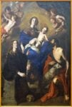Pietro Novelli (Monreale 1603-Palermo 1647) Madonna delle Grazie con i santi Rosalia e Giovanni Battista olio su tela. Palermo, Galleria regionale di Palazzo Abatellis, inv. 5182