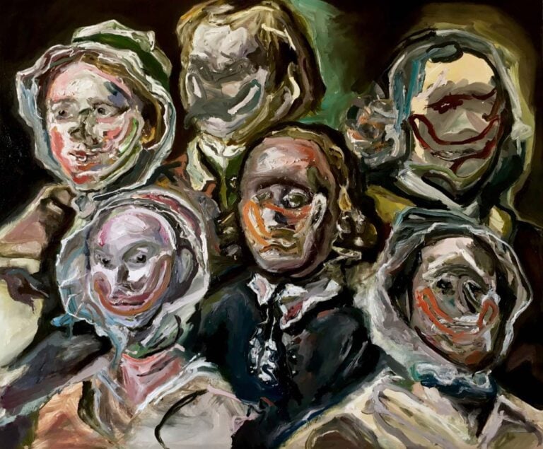 Adriano Annino, Termoclino Hogarth (Heads of Six Hogarth's Servants), 2018