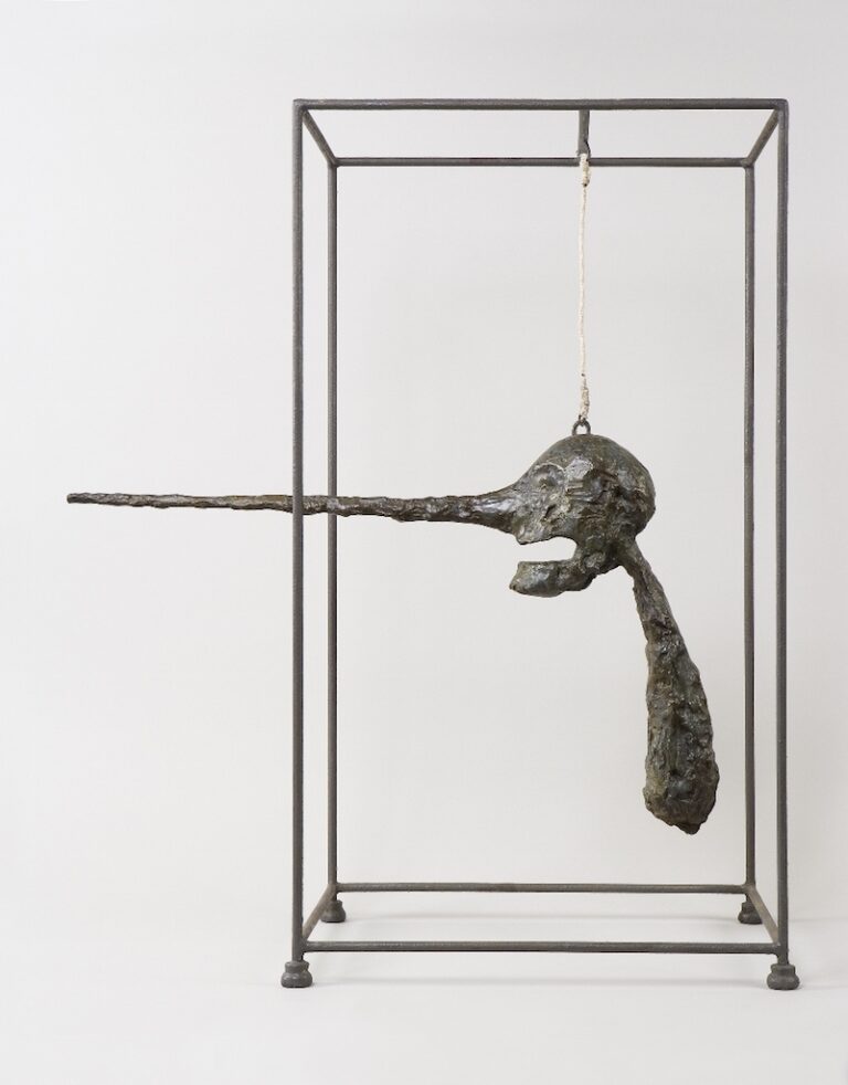 Alberto Giacometti La nariz Le Nez 1947 Fondation Giacometti París © Succession Alberto Giacometti VEGAP Bilbao 2018 939x1200 Una retrospettiva di Alberto Giacometti a Bilbao che copre oltre 40 anni di produzione artistica