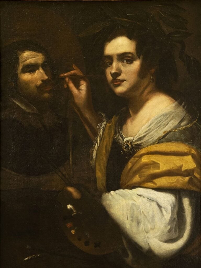 Artemisia Gentileschi, Autoritratto, 1637. Gallerie Nazionali d'Arte Antica di Roma