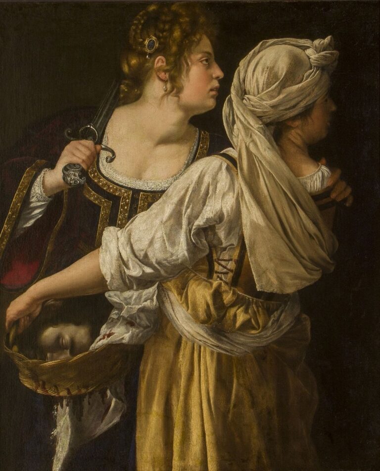 Artemisia Gentileschi, Judith and her maid, 1613 ca. Gallerie degli Uffizi, Firenze