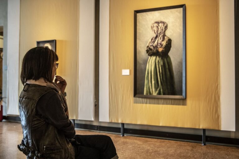 Dialoghi contemporanei con Tintoretto. Exhibition view at Galleria Giorgio Franchetti alla Ca’ d’Oro e Palazzo Ducale, Venezia 2018