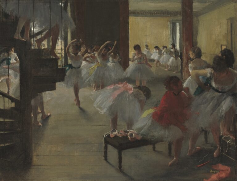 Edgar Degas The Dance Lesson 1873 ca National Gallery of Art Washington Corcoran Collection William A. Clark Collection 1200x914 Da Monet a Klimt tutti pazzi per il Giappone. A Vienna una mostra sul fascino per l’esotico