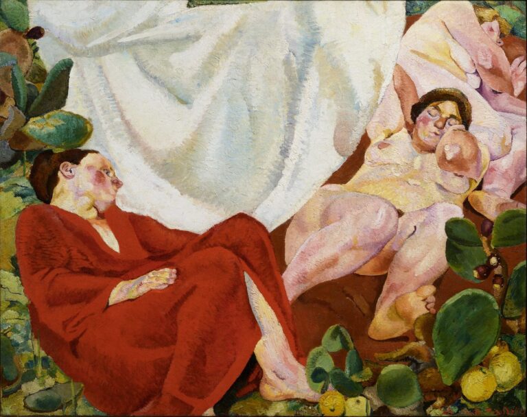 Fausto Pirandello, Composizione (Siesta rustica), 1924-26. Collezione Iannaccone