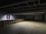 Flavio Favelli, Serie Imperiale (RSI), pittura murale, ex miniCoop, Bazzano (Bologna), 2018. Foto di Dario Lasagni