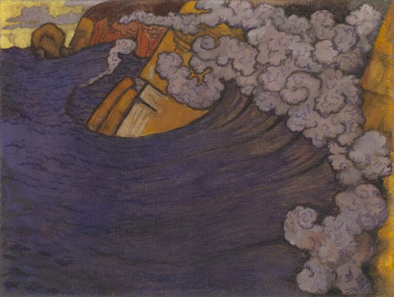 Georges Lacombe The Violet Wave 189697 The George Economou Collection © Odysseas Vaharides Courtesy The George Economou Collection 1200x907 Da Monet a Klimt tutti pazzi per il Giappone. A Vienna una mostra sul fascino per l’esotico