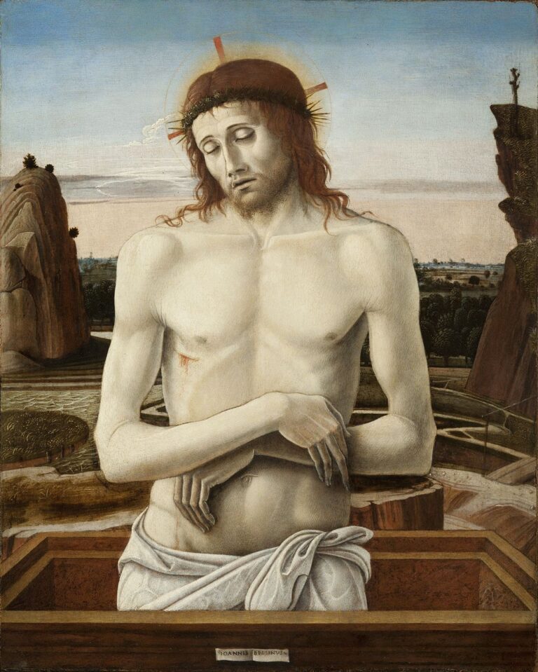 Giovanni Bellini, Pietà, 1457 ca. Museo Poldi Pezzoli, Milano © Museo Poldi Pezzoli, Milano