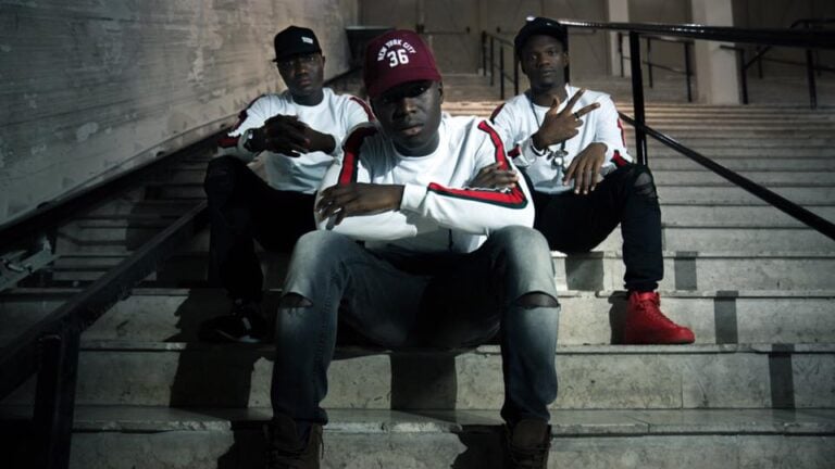 Il trio hip hop Booku ndal, foto Fare Ala