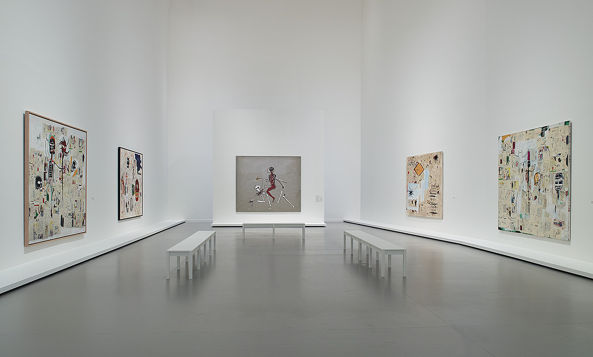 Jean-Michel Basquiat. Exhibition view at Fondation Louis Vuitton, Parigi 2018