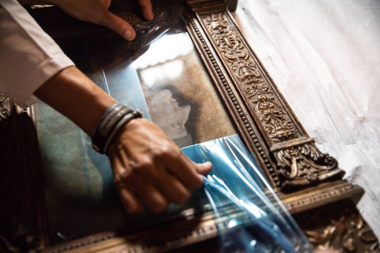 La stanza di Mantegna. Capolavori dal Museo Jacquemart André di Parigi. Installation at Gallerie Nazionali di Arte Antica Palazzo Barberini, Roma 2018. Photo Alberto Novelli