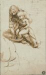 Leonardo da Vinci 1452 1519 Young Woman Washing a Child’s Feet c. 1478 80 Faculdade de Belas Artes Universidade do Porto Porto 735x1200 500 anni dalla morte di Leonardo. Nei Paesi Bassi una grande mostra in onore del genio italiano