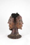 Maschera-cimiero della società Ekpe. Nigeria. Delta del Niger. Etnia Ejagham (Ekoi). Fine del XIX - inizio del XX secolo. Porto, Museu de História Natural e da Ciência da Universidade do Porto